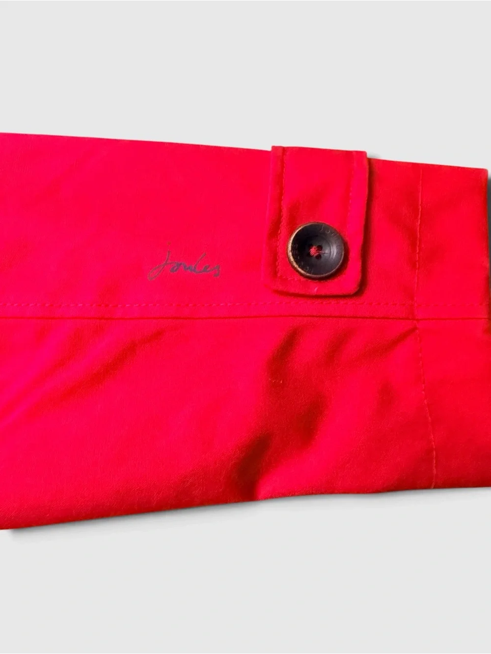 Joules Coast Right As Rain Jacket Women US 6 Red Waterproof Hooded NWT